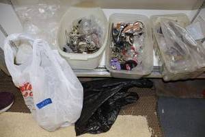 lot 134 image: Large amount of watch parts and Misc.