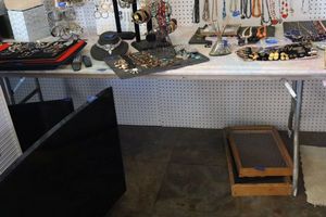 lot 427 image: Folding table only (not contents)
