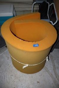 lot 585 image: Foam roll (about 3 thick)