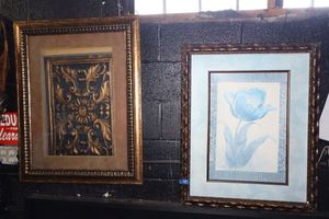 lot 587 image: Framed Wall art
