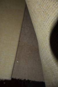 lot 513 image: Carpet pieces unused (about 4 wide)