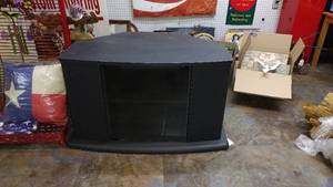 lot 633 image: Back TV stand cabinet