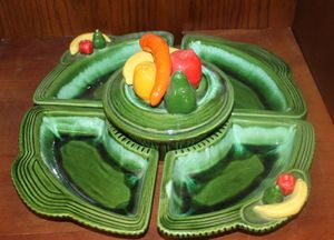 lot 27 image: Vintage Maurice Ceramics, Chip and Dip set