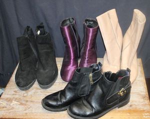 lot 135 image: Womens Boots Four Pairs