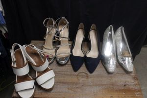 lot 137 image: Four pairs of womens shoes
