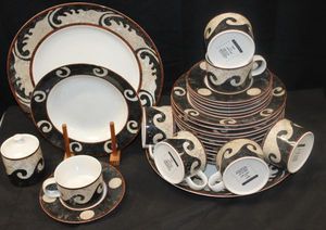 lot 188 image: Sasaki Dish Set as Shown