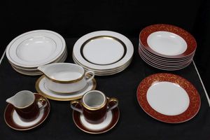 lot 10 image: Fitz &amp Floyd, Chris Madden and Noritake dishes