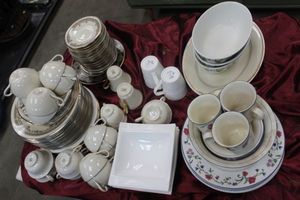 lot 217 image: Large Quantity and Variety of Lenox Dishes as Shown