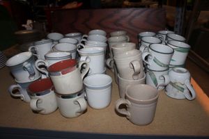lot 224 image: Large quantity and Variety of Noritake Stoneware Cups