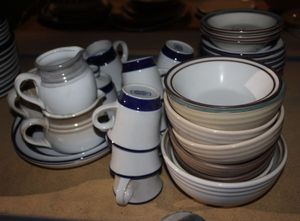lot 227 image: Large variety of Noritake Stoneware dishes