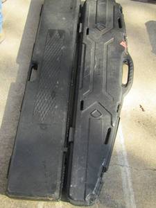 lot 23 image: qty 2 plastic rifle cases