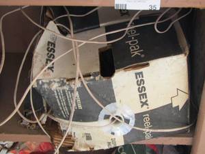 lot 39 image: box of wire