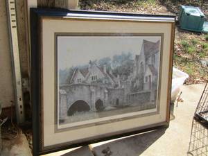 lot 65 image: framed art by Erin Caldwell