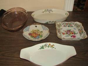 lot 134 image: bowls, plates