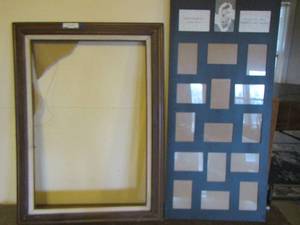 lot 181 image: wooden photo frame, multi picture frame