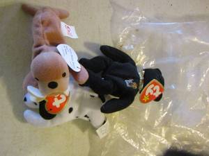 lot 200 image: qty 3 ty beanie babies