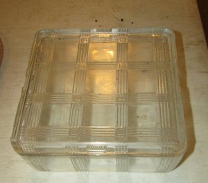 lot 231 image: Covered glass Refrigerator Dish