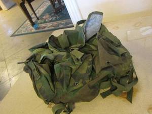 lot 251 image: army green backpack