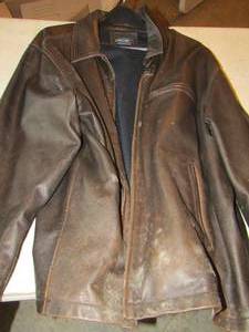 lot 253 image: Cherokee Leather Jacket  XXL