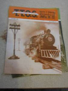 lot 277 image: TTOS (TOY TRAIN OPERATING SOCIETY)   3 BULLETINS MAGAINES