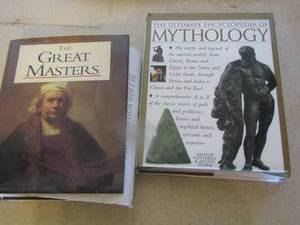 lot 279 image: the great masters and mythology books