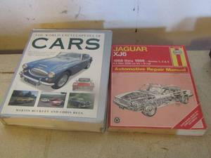 lot 280 image: cars books, jaguar xj6 book