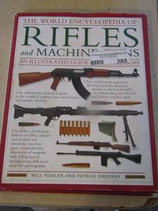 lot 285 image: rifles and machine gun book