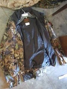 lot 313 image: Stearns jacket   WATERPROOF  XXL, Army pants 3436, 38L ,  OVERALLS  YOUTH 14 REG