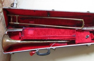 lot 364 image: Trombone instrument in case