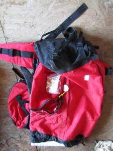lot 380 image: red backpack