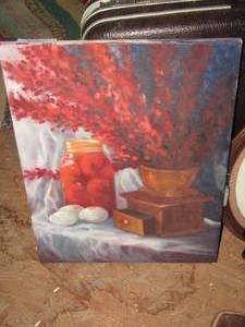 lot 424 image: canvas painting