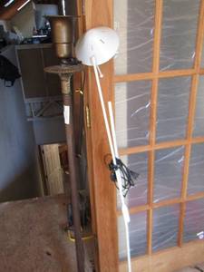 lot 469 image: qty 2 floor lamps