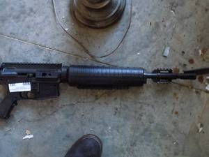 lot 490 image: m4-166 .177 pellet  bb gun