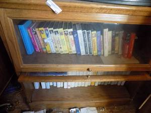 lot 508 image: 2 shelf lawyer case CONTENTS NOT INCLUDED