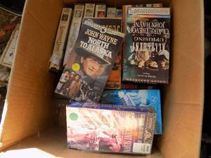 lot 580 image: vhs tapes