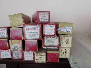 lot 590 image: several piano music rolls
