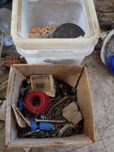 lot 593 image: nails  roof taps