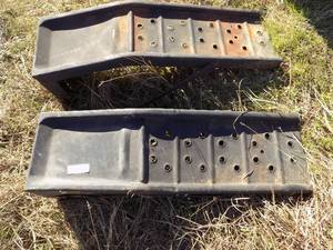 lot 598 image: pair of trailer ramps