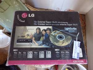 lot 622 image: LG external super multi dvdcd rewriter