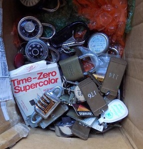 lot 634 image: misc. locks