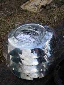 lot 155 image: Ford Center hub caps  qty 4