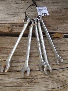 lot 132 image: OPEN & BOXED END Wrenches  QTY 5