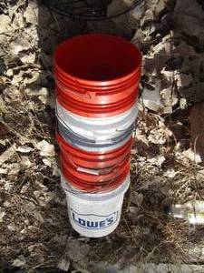 lot 177 image: lot of utility buckets
