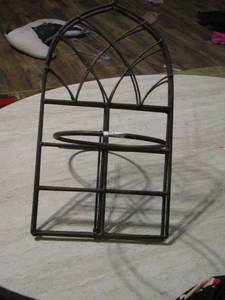 lot 75 image: qty 2 metal wall dcor