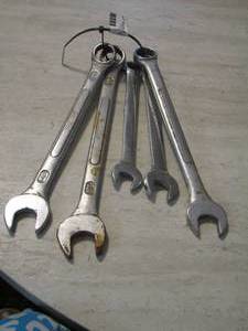 lot 27 image: 122 to 151  OPEN & BOXED END Wrenches  QTTY 5