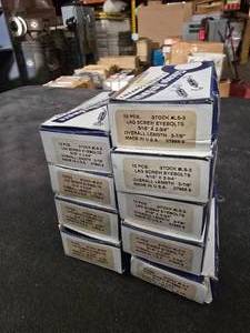 lot 92 image: 9 Boxes of Lag Screw Eyebolts