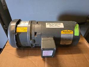 lot 125 image: Baldor 35E060-3282G2 2HP 1725 RPM Motor w Stearns 105603100BNF 10FT-LB Brake