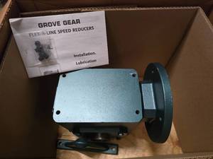 lot 213 image: NEW Grove Gear Flexaline HMQ232 Gear Reducer