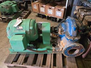 lot 225 image: Weinman End Suction Pump w US Motors 40 HP 1780 RPM 3-Phase Motor