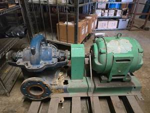 lot 226 image: Weinman End Suction Pump w US Motors 40 HP 1780 RPM 3-Phase Motor